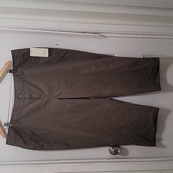 NEW SEJOUR PLUS SIZE WOMEN'S MUSHROOM CAPRI PANTS SIZE 20 - Picture 2 of 8